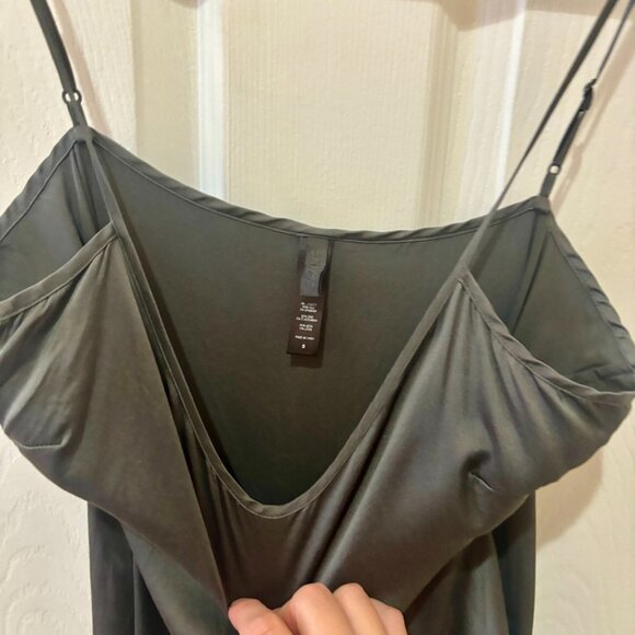 SKIMS Silk Sleep Dress Nightie with High Slit | Size Small - Picture 8 of 11